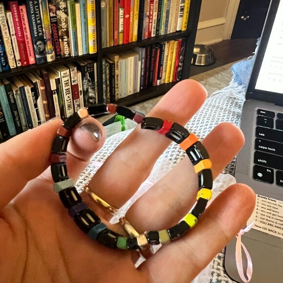 Roxanne Assoulin Rainbow Enamel Bracelet - Picture 3 of 8